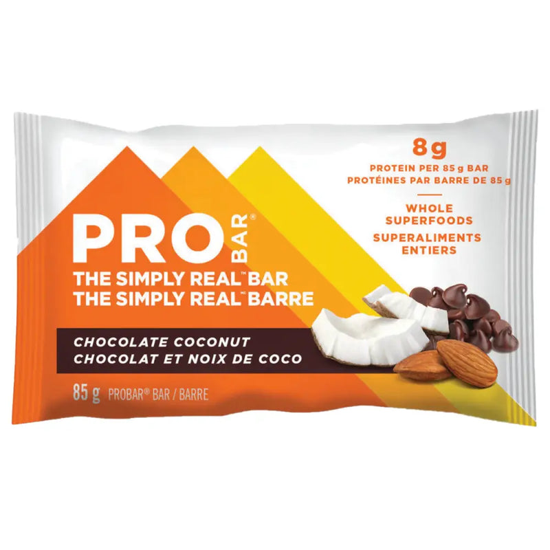 Probar Simply RealBar - 85 Grams - Chocolate Coconut - Nutrition