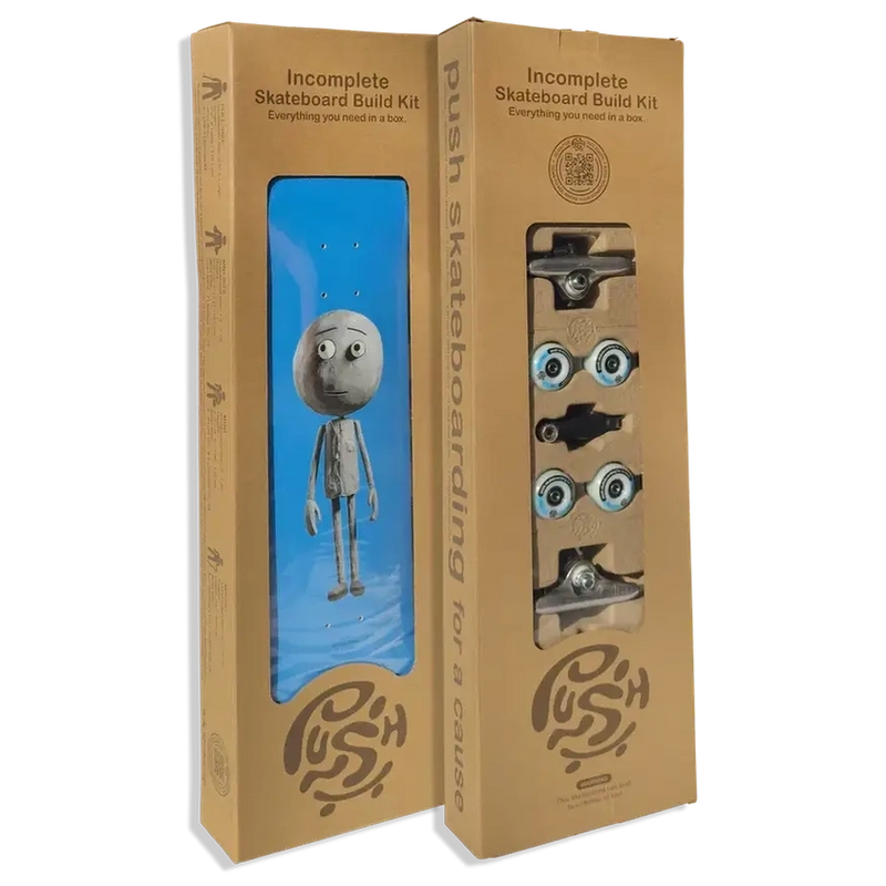 Push Concrete Guy Fp 7.75’’ Skateboard DIY Complete Kit - 7.75’’ - Skateboards