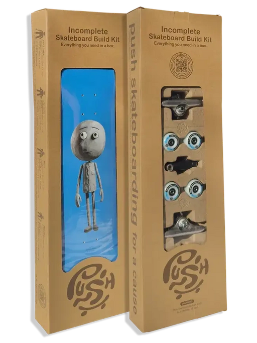 Push Concrete Guy Fp 7.75’’ Skateboard DIY Complete Kit - 7.75’’ - Skateboards