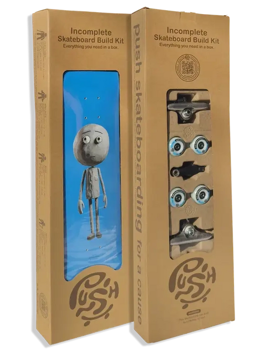 Push Concrete Guy Fp 7.75’’ Skateboard DIY Complete Kit - 7.75’’ - Skateboards