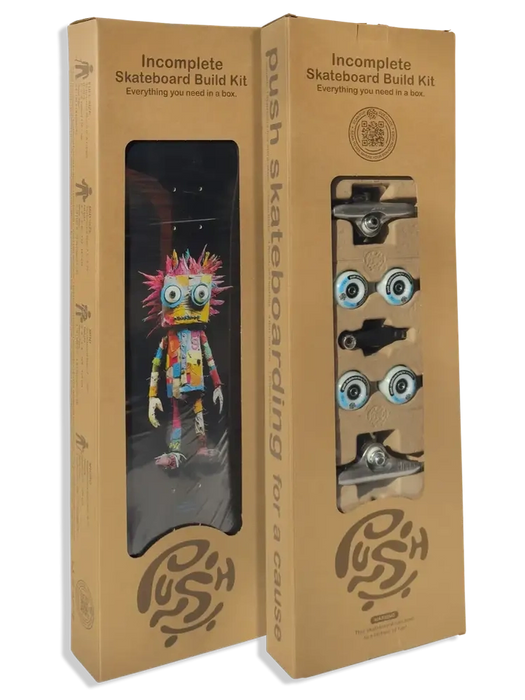 Push Rag Doll Guy Fp 8’’ Skateboard DIY Complete Kit - 8’’ - Skateboards