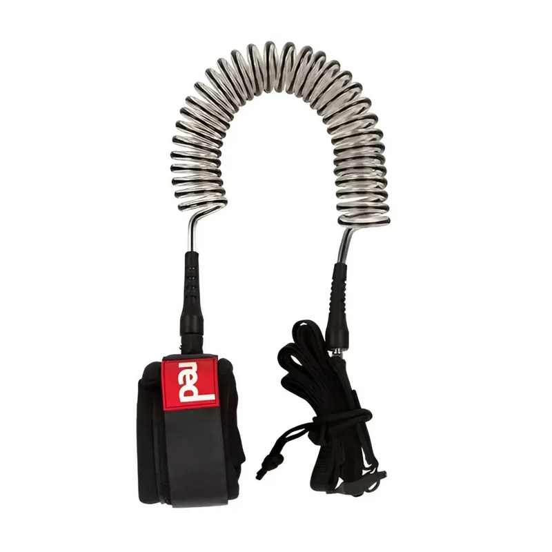 Red Coiled SUP Leash - Mountain Cultures