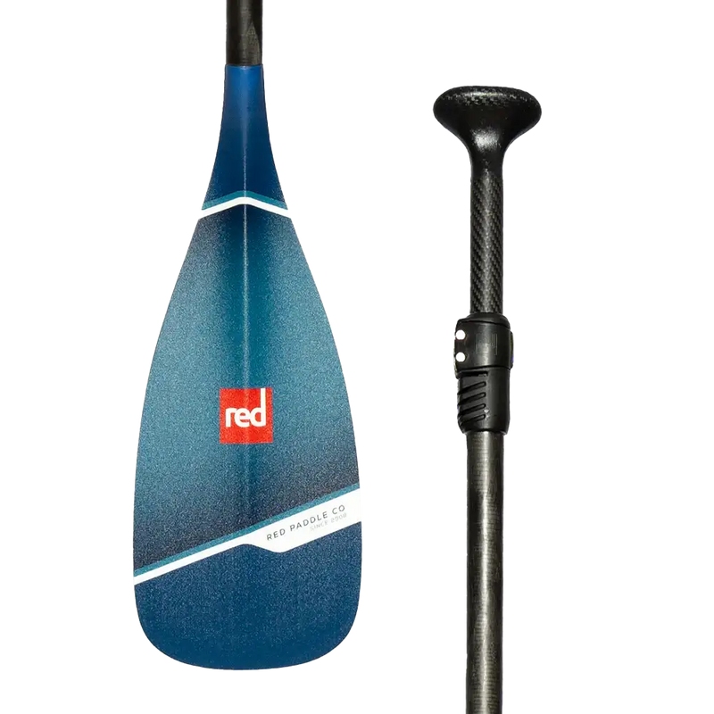 Red Hybrid 3 Piece Carbon Fibre SUP Paddle 2025 - SUP Paddles