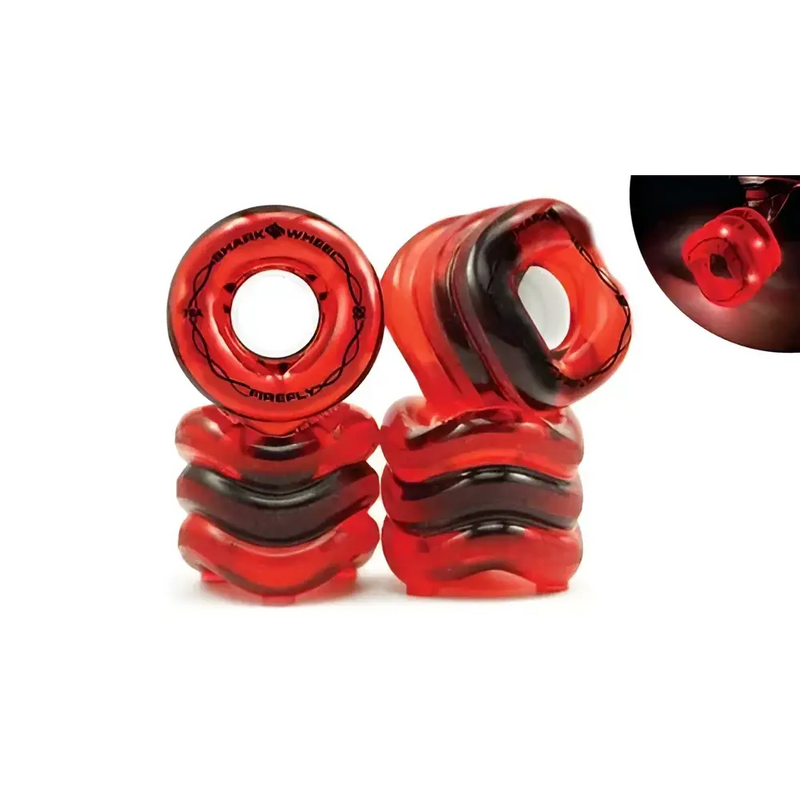 Shark Wheel 70mm, 78A Firefly - Light Up Wheels - Mountain Cultures