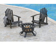 Shinerich - 24” Fire Pit With Grill - Fire Pit