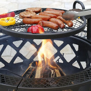 Shinerich - 24” Fire Pit With Grill - Fire Pit