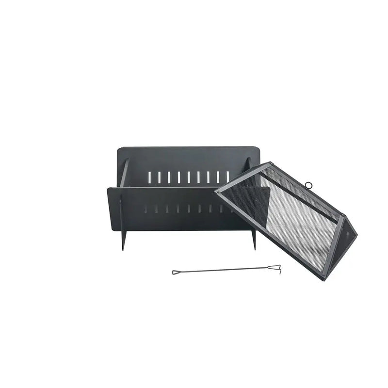 Shinerich - Heavy Duty Fire Pit - Rectangle 29’’ X 26’’ - Fire Pit