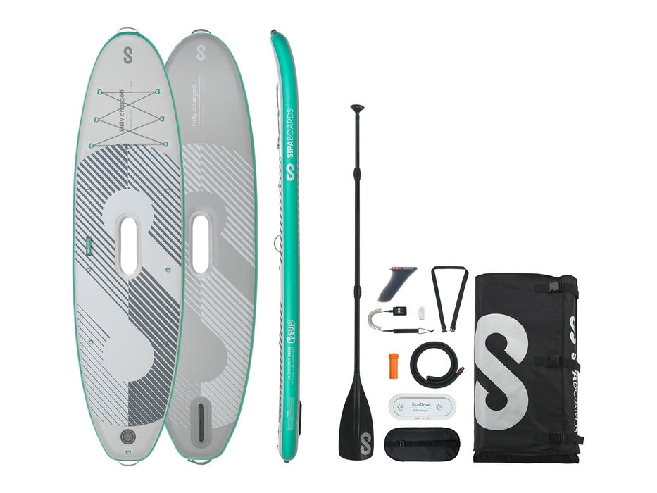 Sipa Drive Allrounder Aqua 11" Inflatable Electric Paddleboard - Mountain Cultures