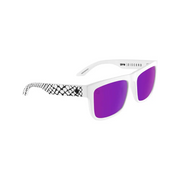 Spy Discord Slayco Matte White Viper - Sunglasses