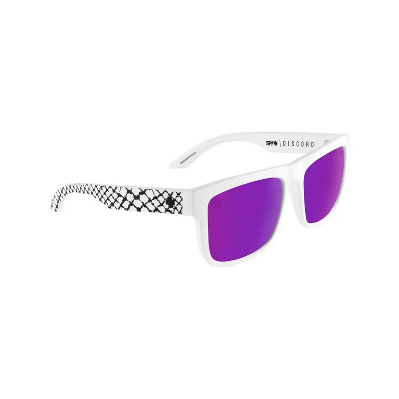 Spy Discord Slayco Matte White Viper - Sunglasses