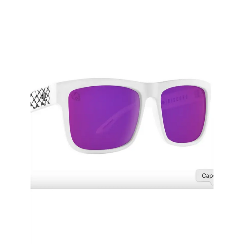 Spy Discord Slayco Matte White Viper - Sunglasses