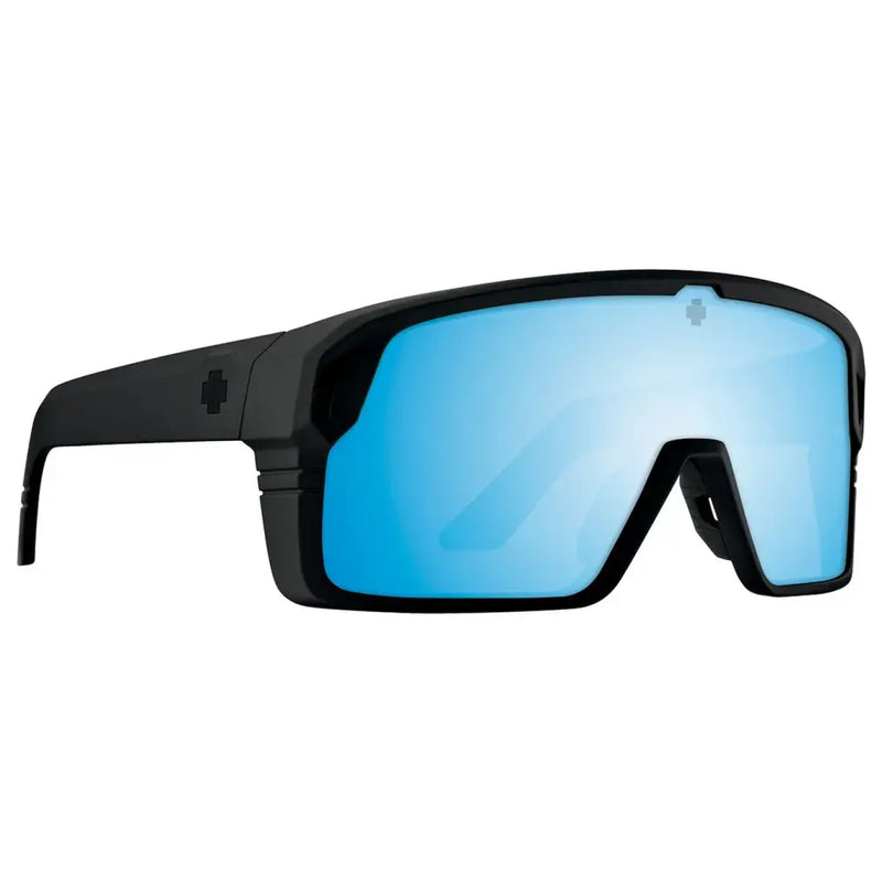 Spy Monolith - Matte Black w/ Happy boost Polar Ice Blue Mirror
