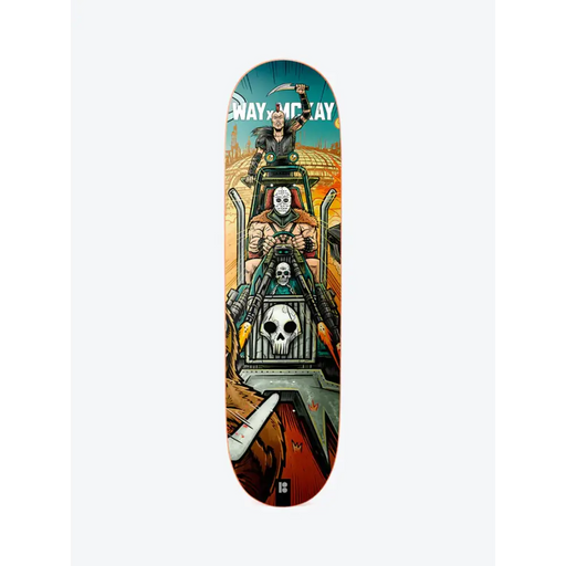 Supercharged Way x Mckay 8.5’’x32.125’’ Plan B Skateboard Deck - Skateboards