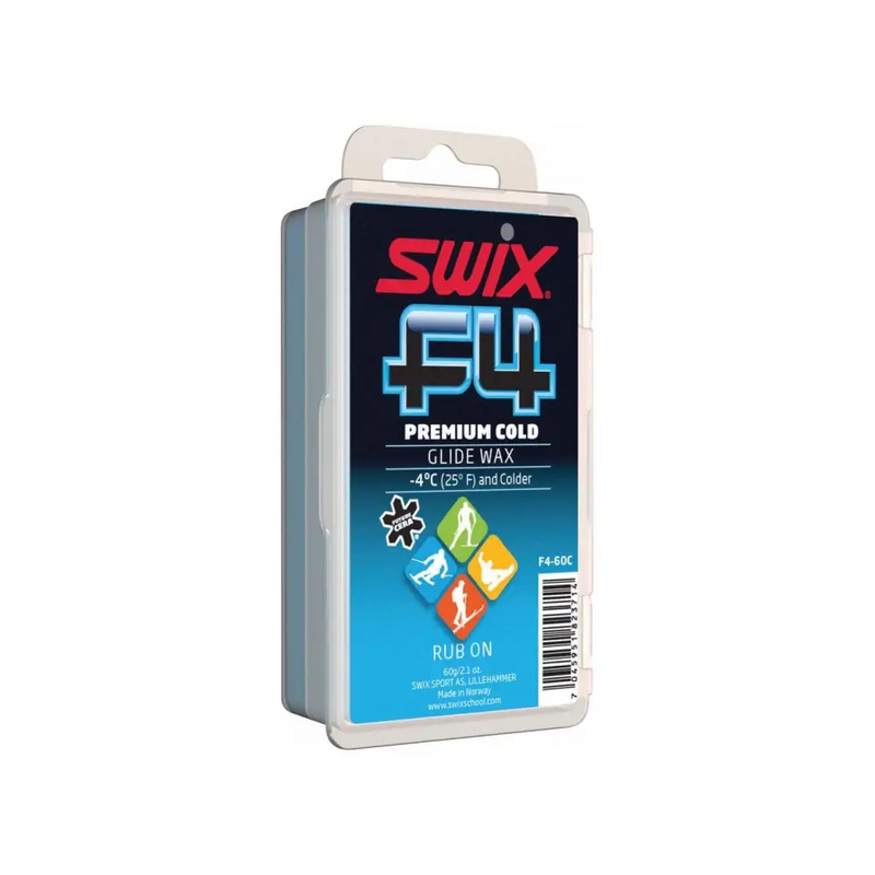 Swix F4-60C Glidewax Cold temp 60g - Mountain Cultures