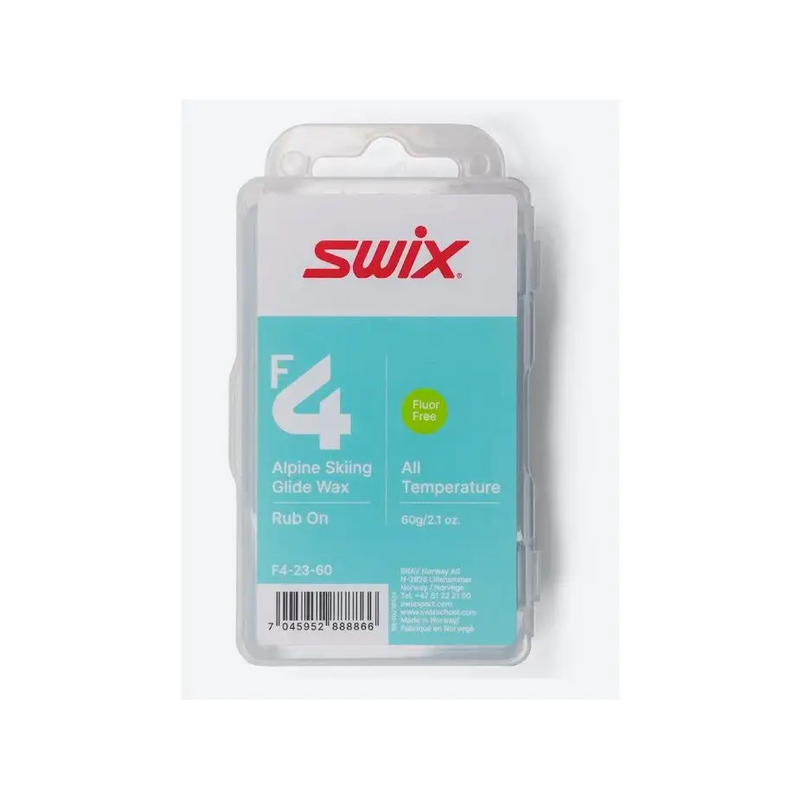 Swix F4 Glide Wax Rub - on 60g - Mountain Cultures