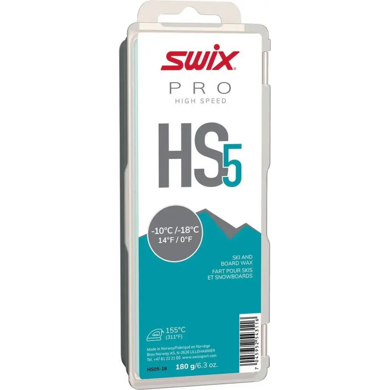 Swix HS5 Wax - 10/ - 18 180g - Mountain Cultures