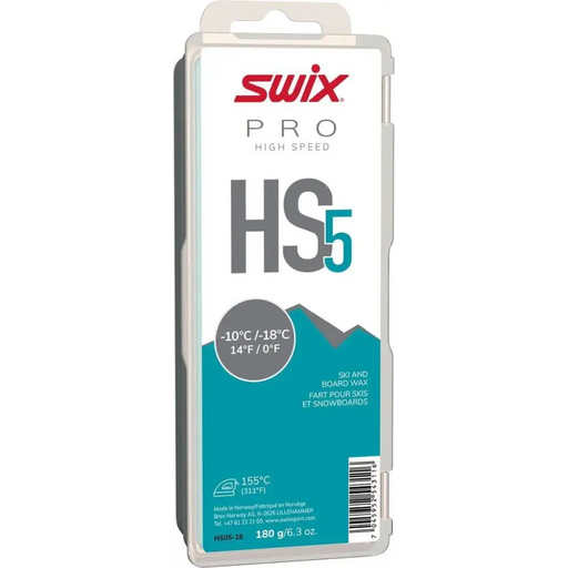 Swix HS5 Wax - 10/ - 18 180g - Mountain Cultures