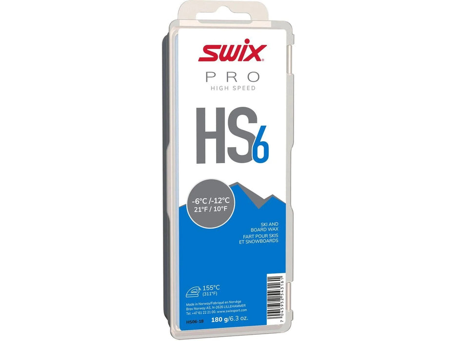 Swix HS6 Wax -10/-18 180g - Mountain Cultures