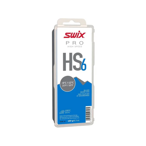 Swix HS6 Wax -10/-18 180g - Mountain Cultures