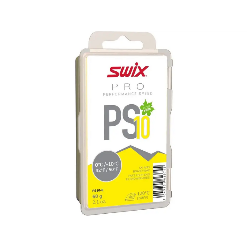 SWIX PS10 Yellow Wax - 60g - Mountain Cultures