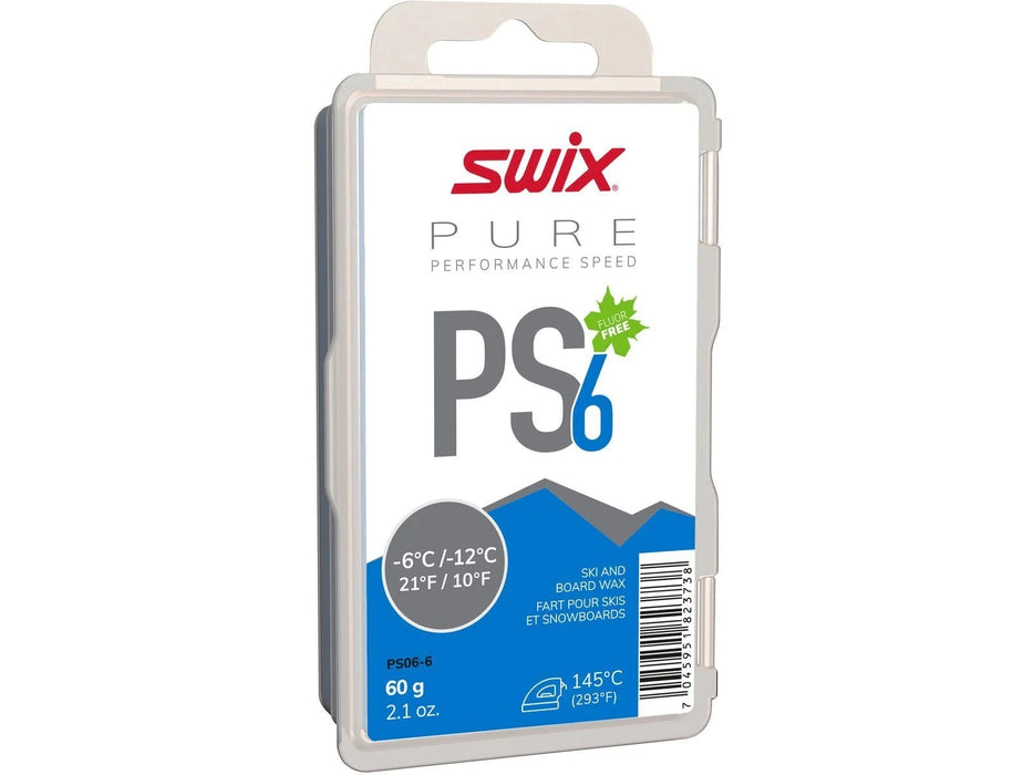 SWIX PS6 Blue Wax - 60g - Mountain Cultures