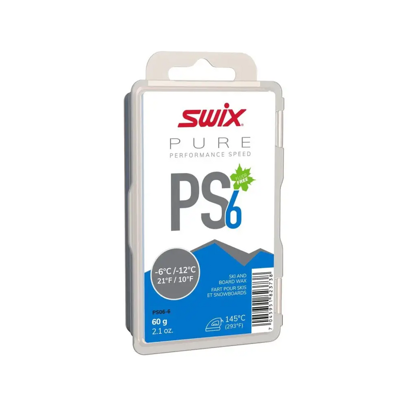 SWIX PS6 Blue Wax - 60g - Mountain Cultures