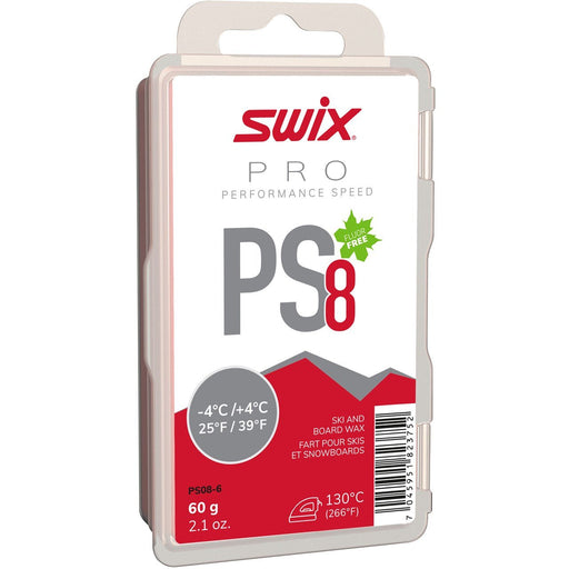 SWIX PS8 Red Wax - 60g - Mountain Cultures