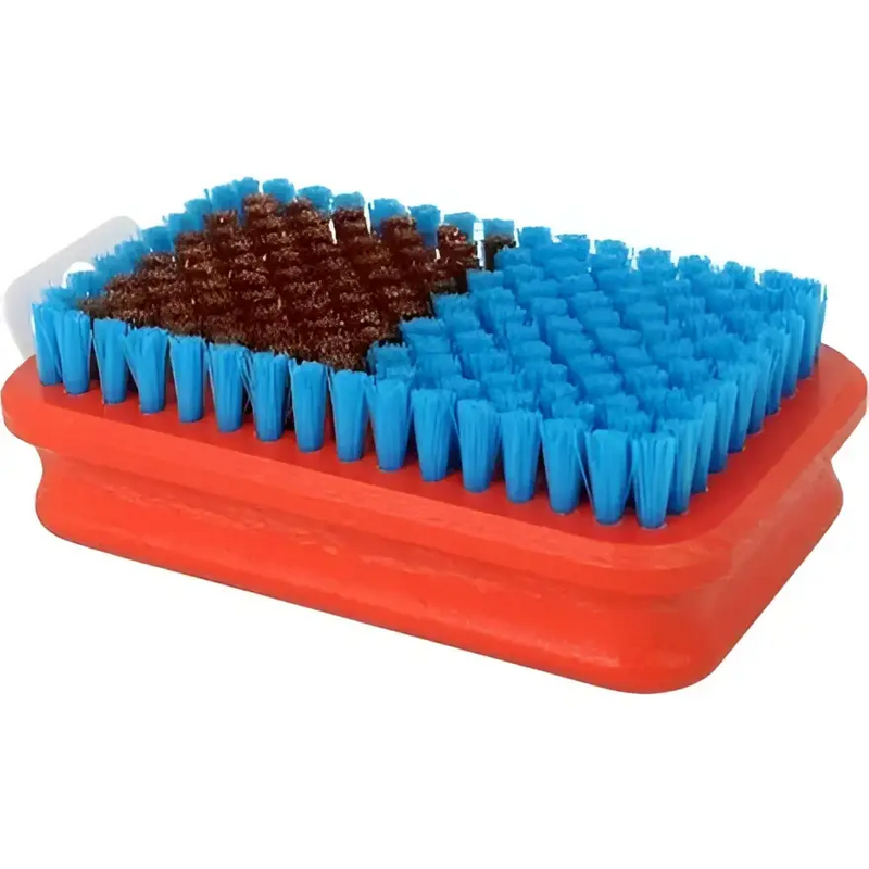 Rectangular Combi Brush (Bronze and Nylon) - Mountain Cultures