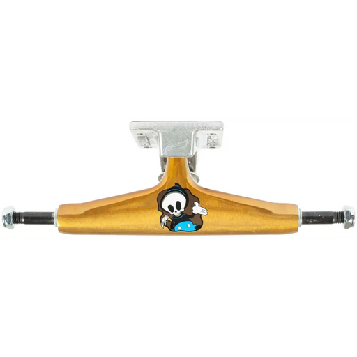 Tensor Trucks TJ Alum Trippy Character Gold/Raw 5.5" - Mountain Cultures