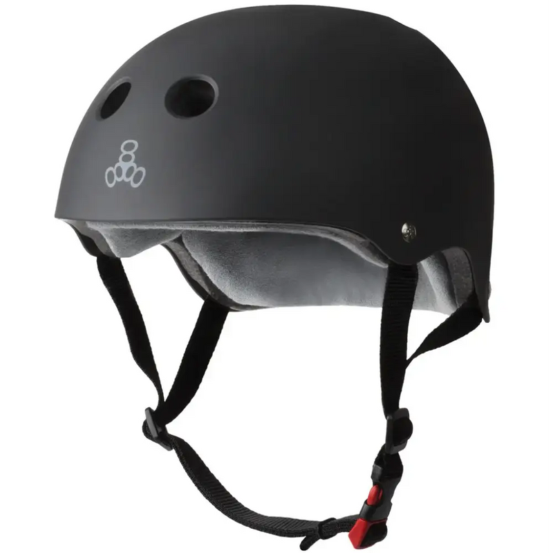 Triple 8 Sweatsaver Cert Skate Helmet - S/M / Black Matte - Helmets