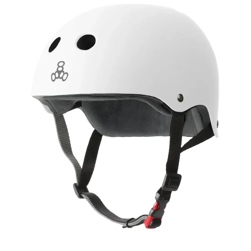 Triple 8 Sweatsaver Cert Skate Helmet - S/M / White Matte - Helmets