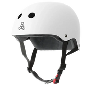 Triple 8 Sweatsaver Cert Skate Helmet - XS/S / White Matte - Helmets