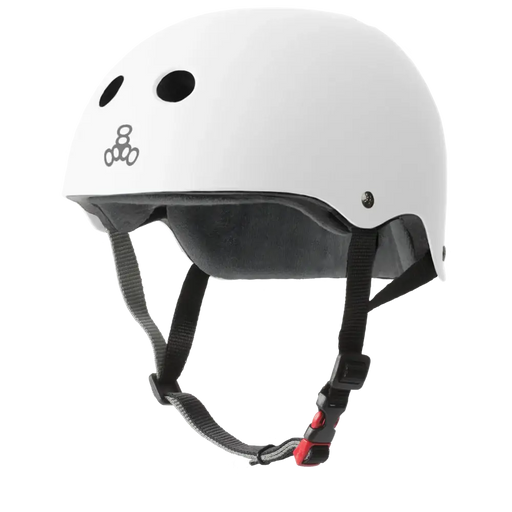 Triple 8 Sweatsaver Cert Skate Helmet - XS/S / White Matte - Helmets