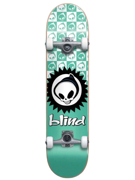 Blind Checkered Reaper Youth FP w/ Soft Wheels 7.375" Complete